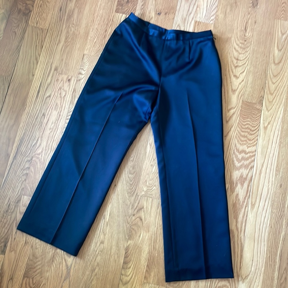 Vintage Kasper satin dress pants